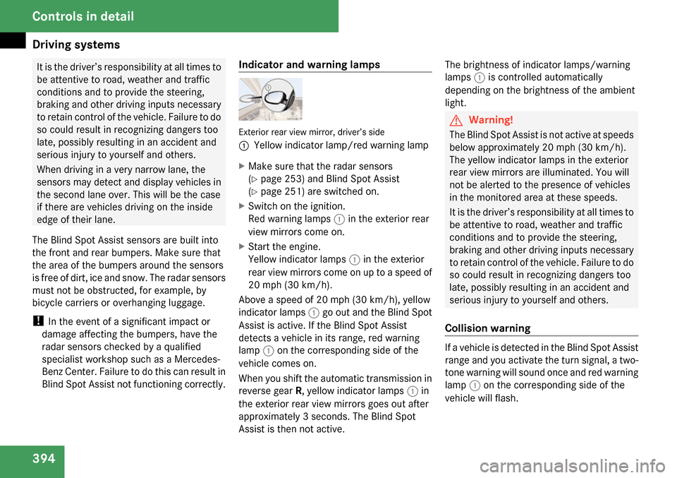 MERCEDES-BENZ S65AMG 2009 W221 Owners Manual 