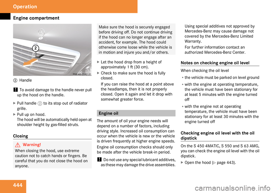 MERCEDES-BENZ S65AMG 2009 W221 Owners Manual 