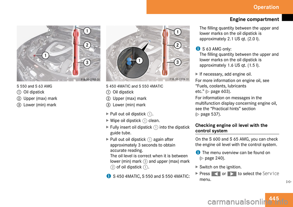 MERCEDES-BENZ S65AMG 2009 W221 Owners Manual 