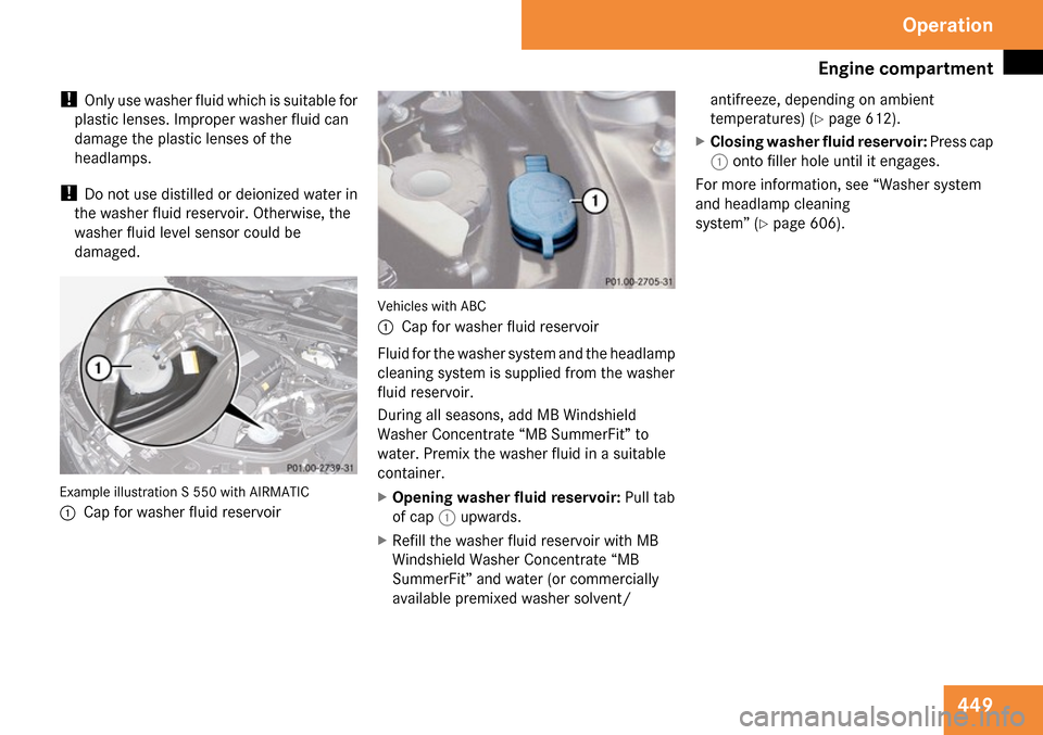 MERCEDES-BENZ S65AMG 2009 W221 Owners Manual 