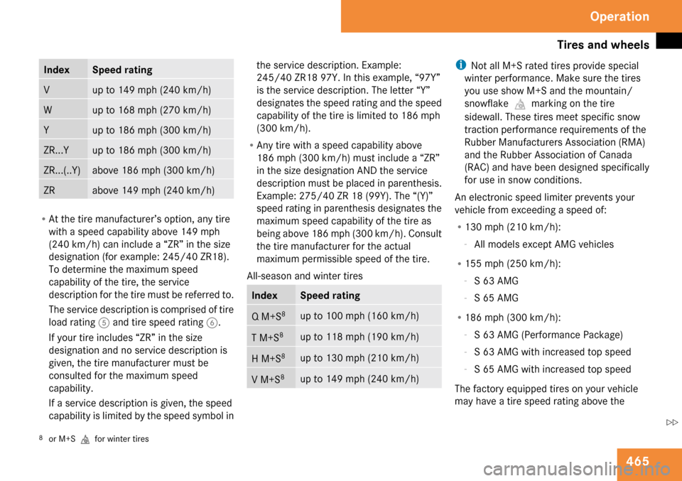 MERCEDES-BENZ S65AMG 2009 W221 Owners Manual 
