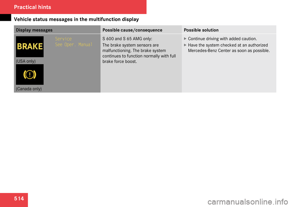MERCEDES-BENZ S65AMG 2009 W221 Owners Manual 
