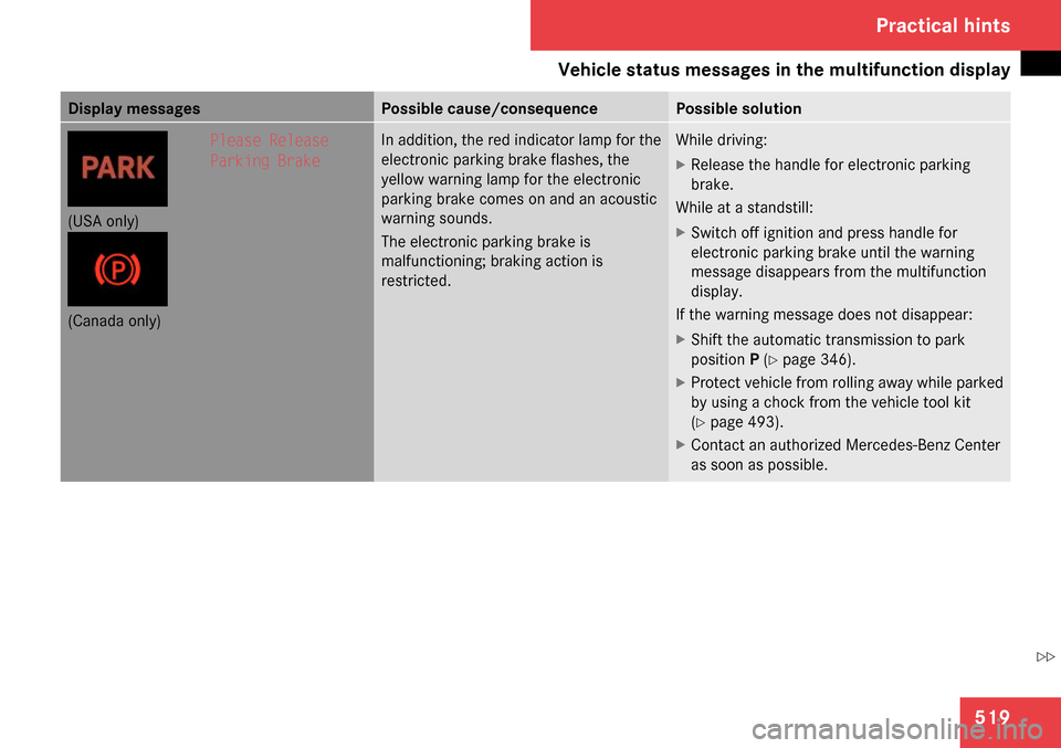 MERCEDES-BENZ S65AMG 2009 W221 Owners Manual 