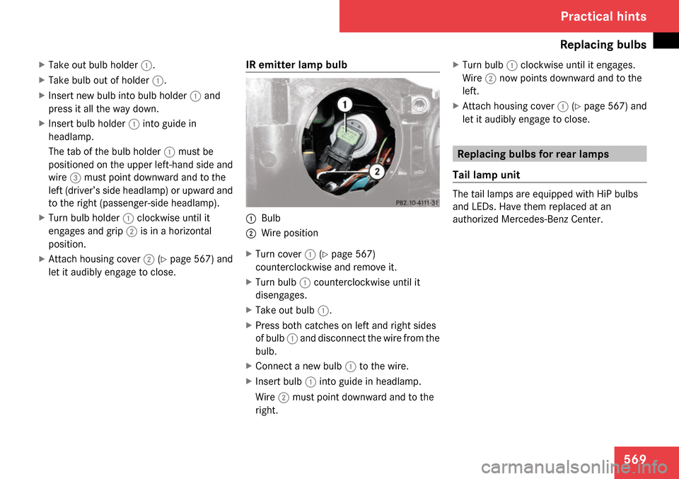 MERCEDES-BENZ S65AMG 2009 W221 Owners Manual 