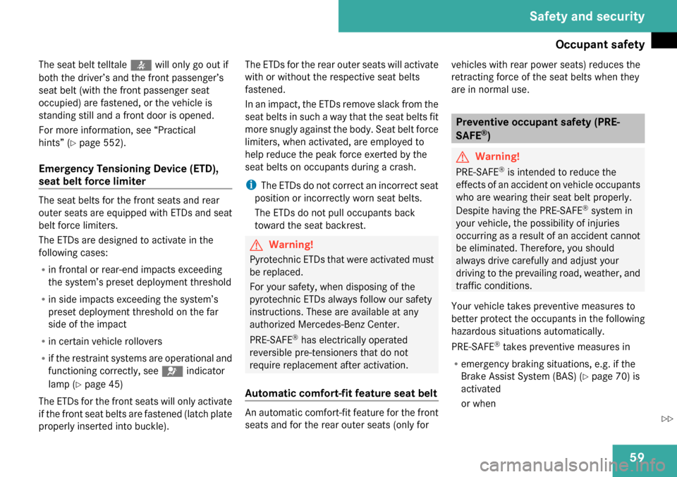 MERCEDES-BENZ S65AMG 2009 W221 Owners Manual 