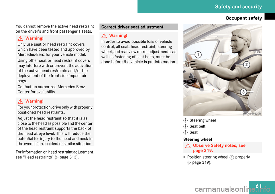MERCEDES-BENZ S65AMG 2009 W221 Owners Manual 