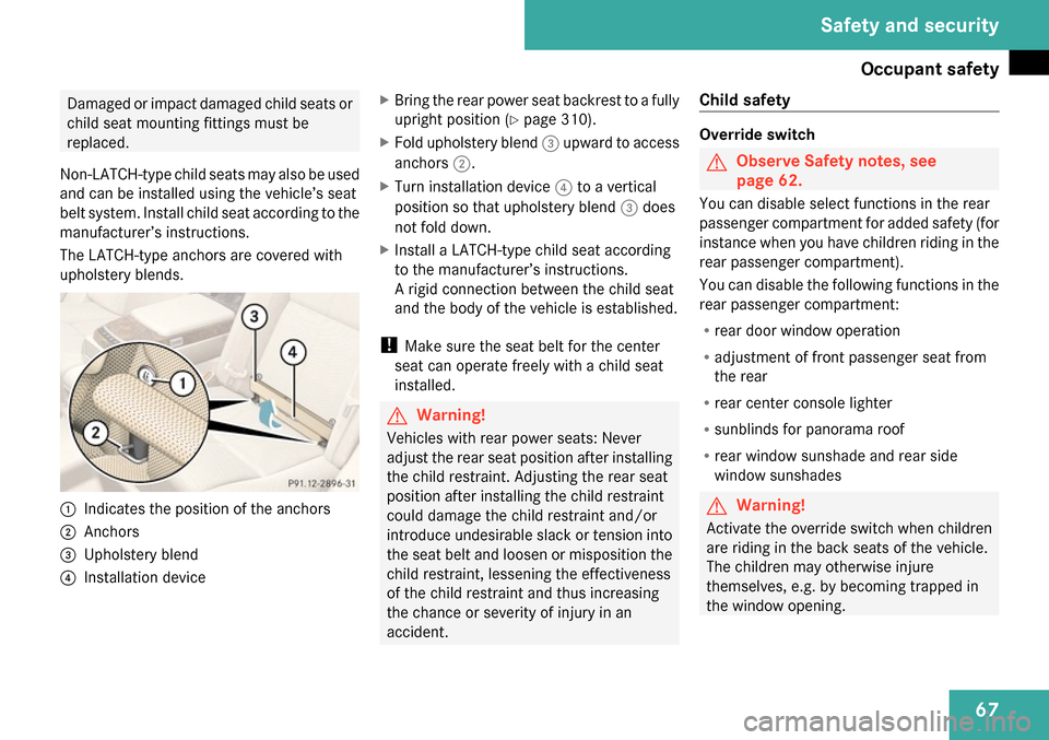 MERCEDES-BENZ S65AMG 2009 W221 Owners Manual 