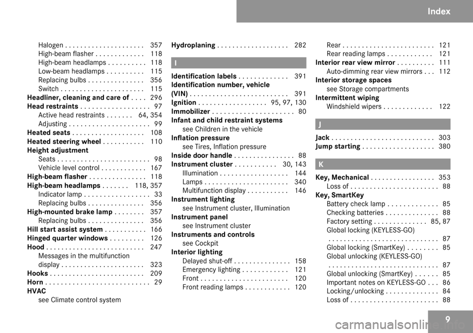 MERCEDES-BENZ R350 2009 W251 Owners Manual 