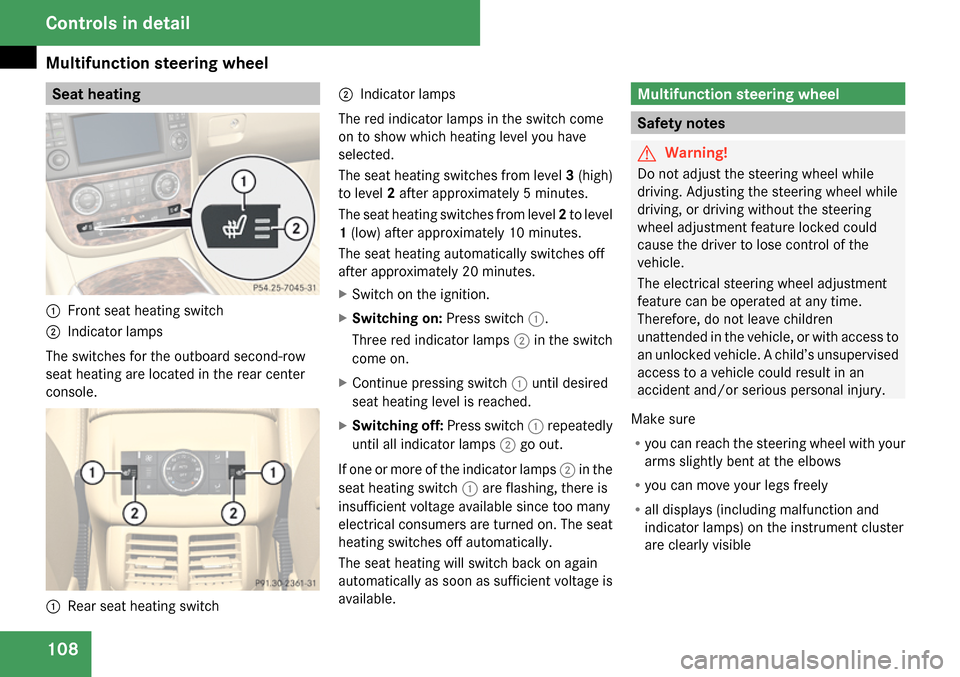 MERCEDES-BENZ R350 2009 W251 Owners Manual 