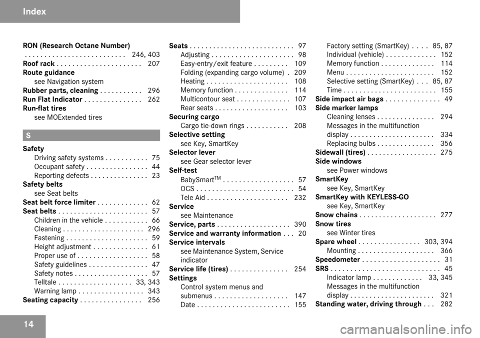 MERCEDES-BENZ R350 2009 W251 Owners Manual 