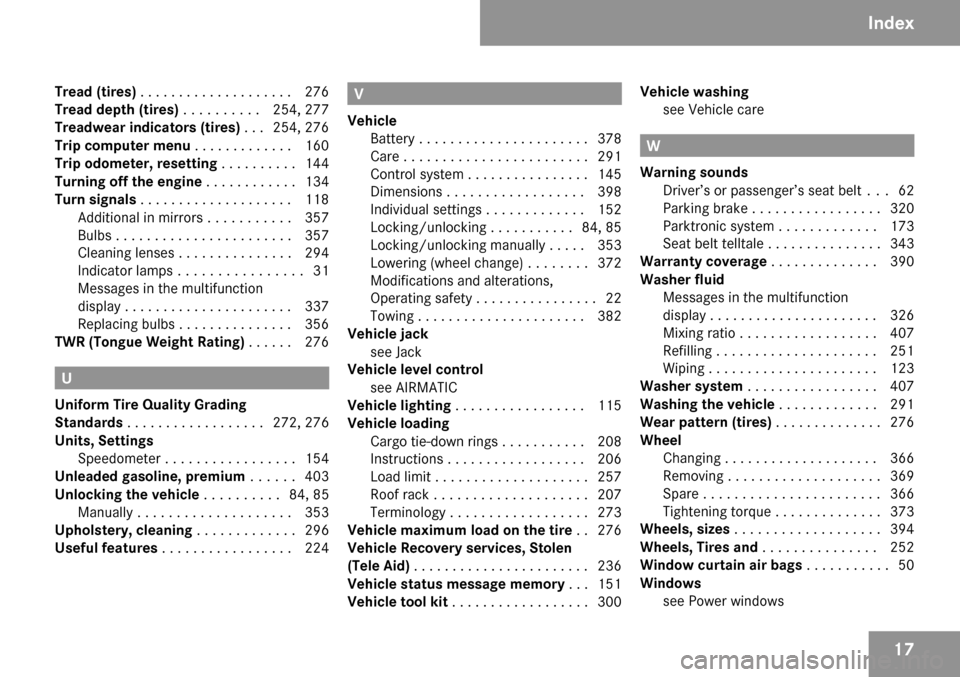 MERCEDES-BENZ R350 2009 W251 Owners Manual 