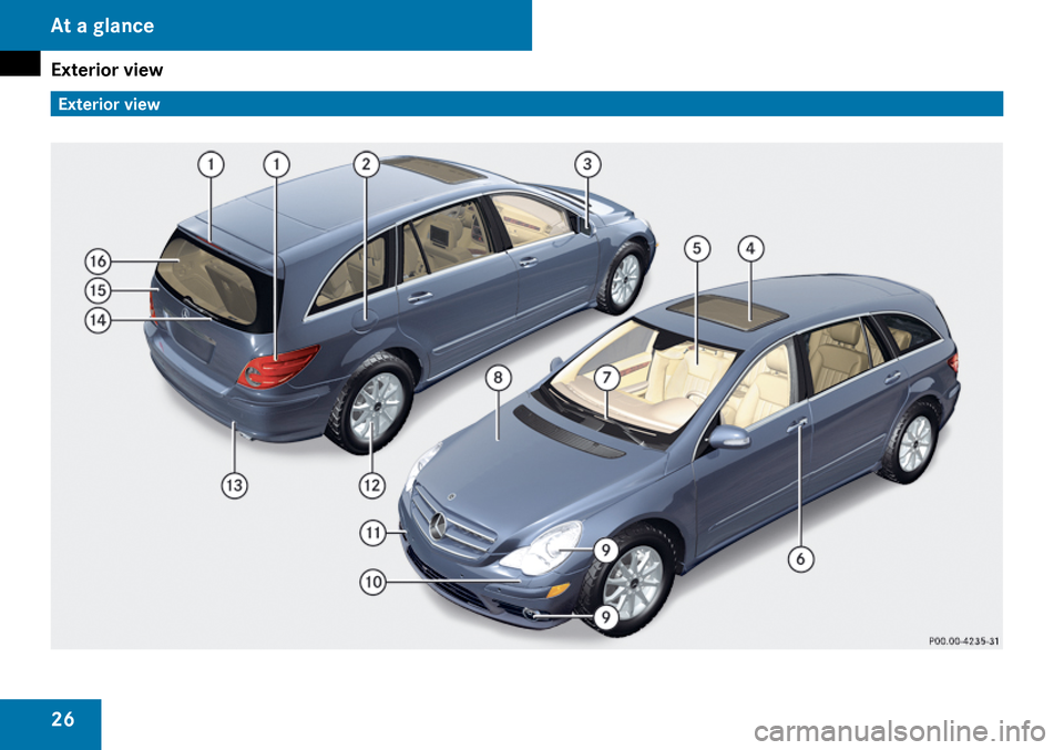 MERCEDES-BENZ R350 2009 W251 Owners Manual 