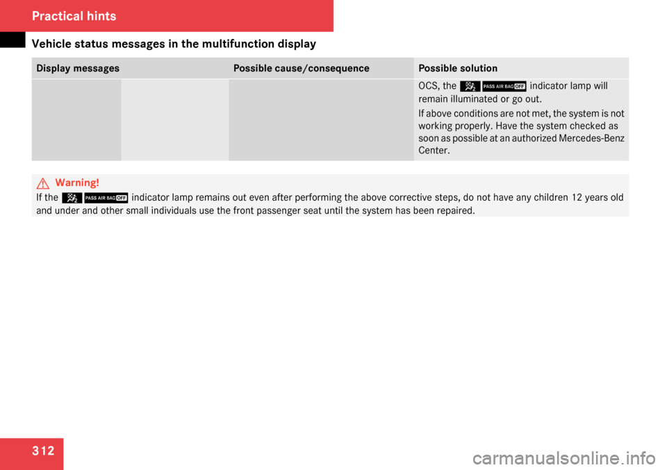 MERCEDES-BENZ R350 2009 W251 Owners Manual 