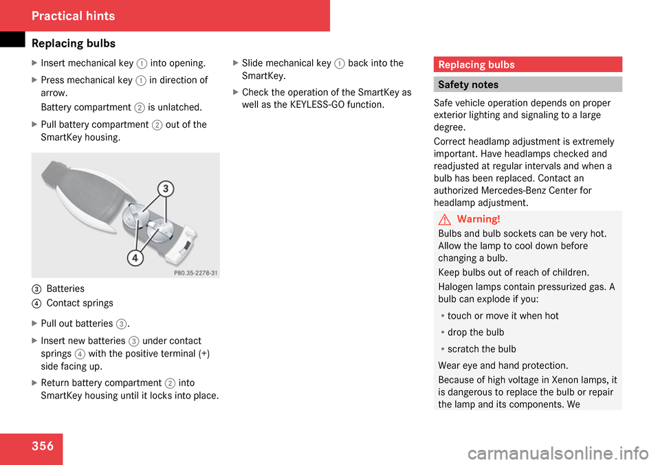 MERCEDES-BENZ R350 2009 W251 Owners Manual 