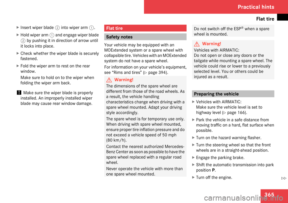 MERCEDES-BENZ R350 2009 W251 Owners Manual 