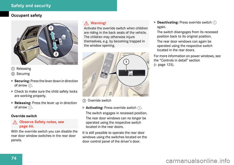 MERCEDES-BENZ R350 2009 W251 Owners Manual 