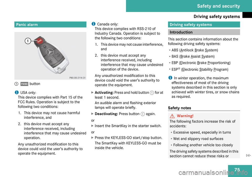 MERCEDES-BENZ R350 2009 W251 Owners Manual 