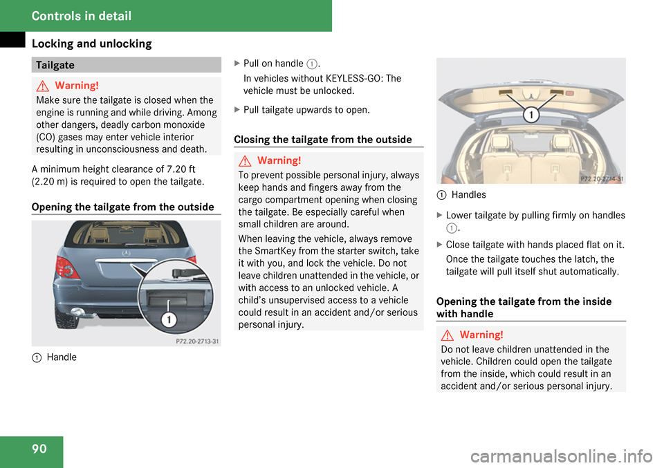 MERCEDES-BENZ R350 2009 W251 Owners Manual 