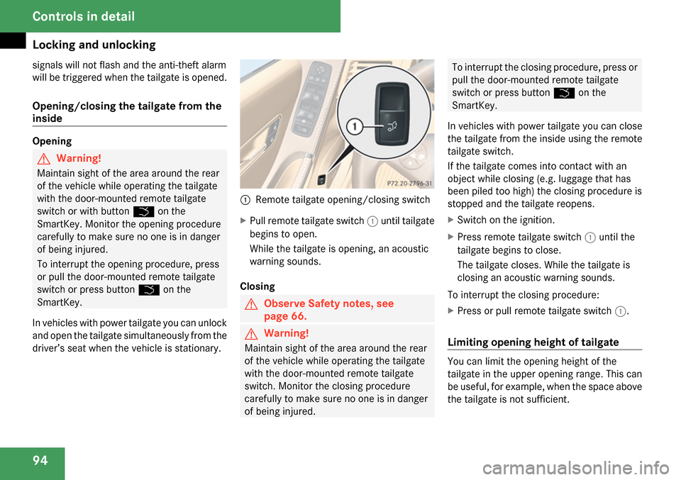MERCEDES-BENZ R350 2009 W251 Owners Manual 