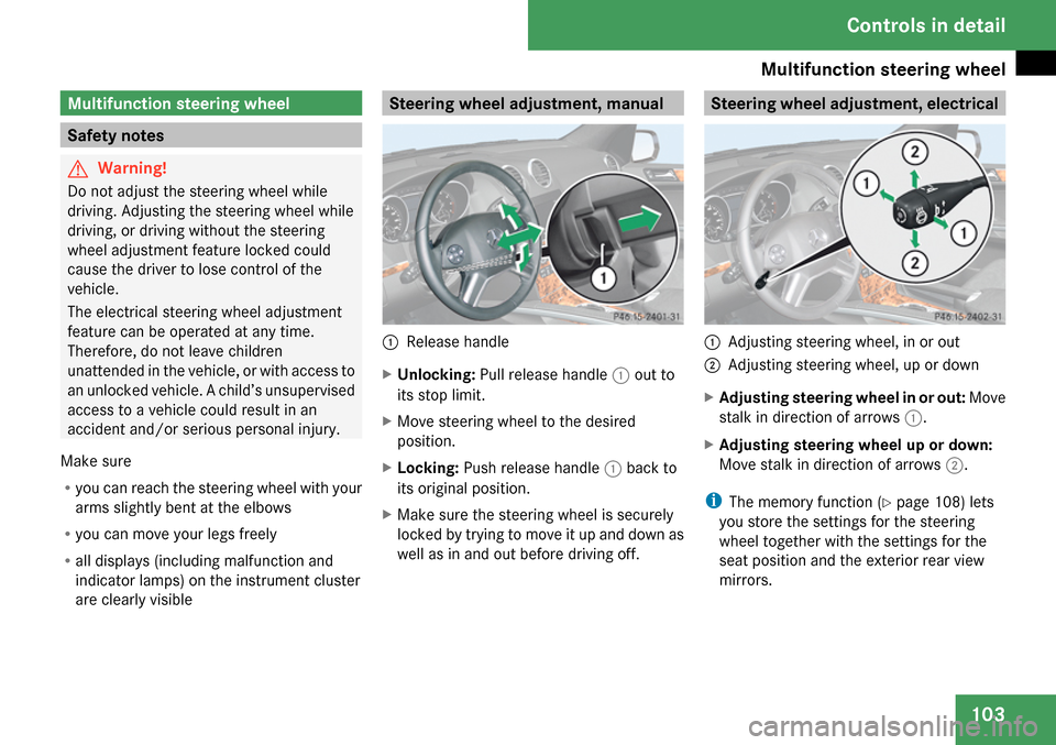 MERCEDES-BENZ ML63AMG 2009 W164 Owners Manual 
