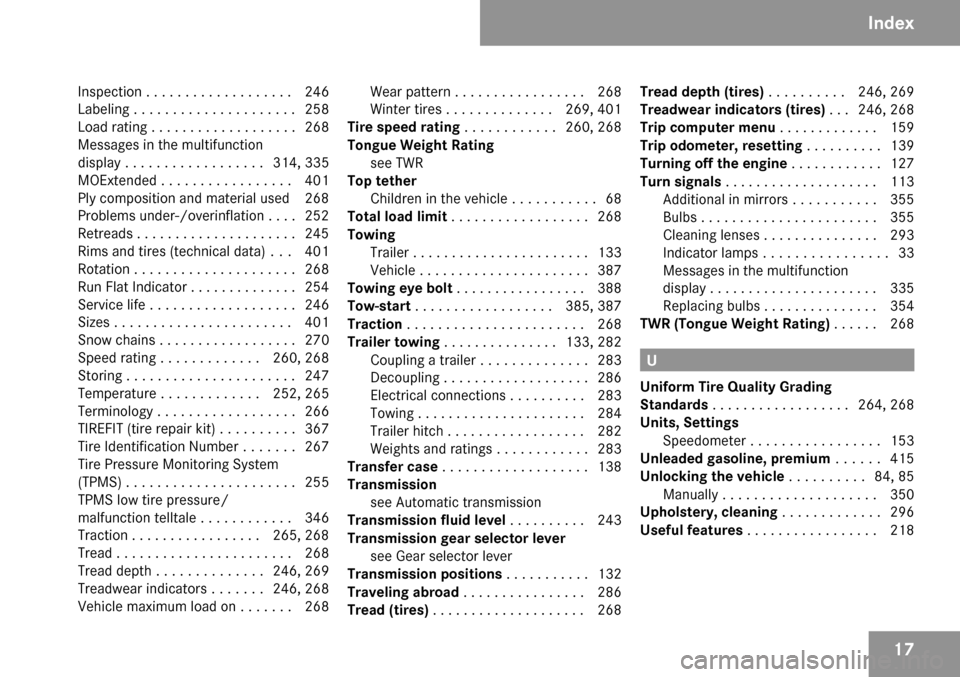 MERCEDES-BENZ ML320 2009 W164 Owners Manual 