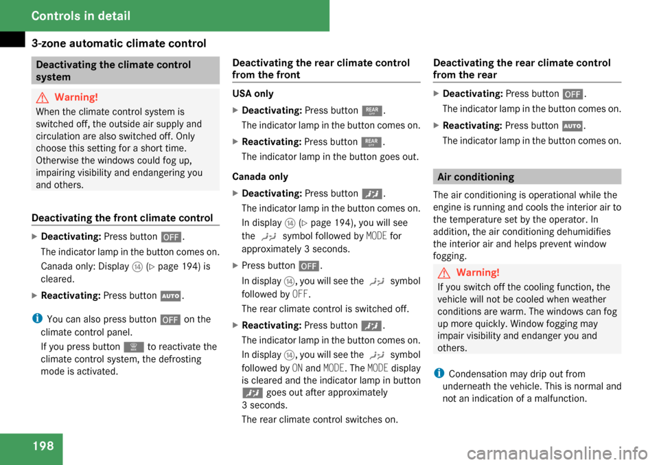 MERCEDES-BENZ ML63AMG 2009 W164 Owners Manual 
