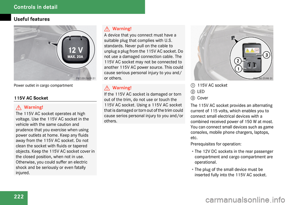 MERCEDES-BENZ ML63AMG 2009 W164 Owners Manual 