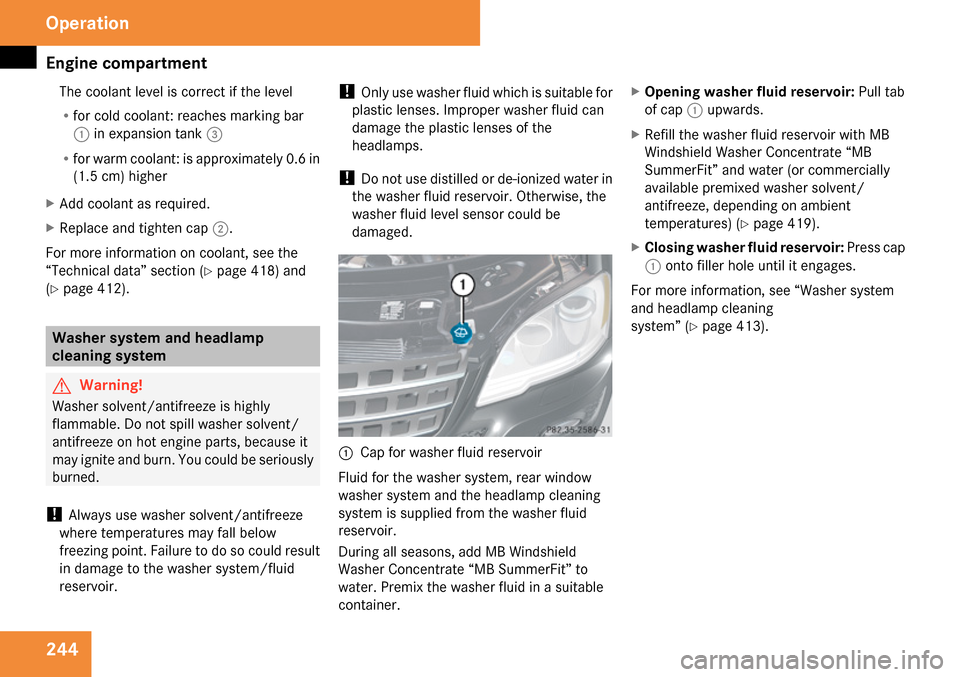 MERCEDES-BENZ ML63AMG 2009 W164 Owners Manual 