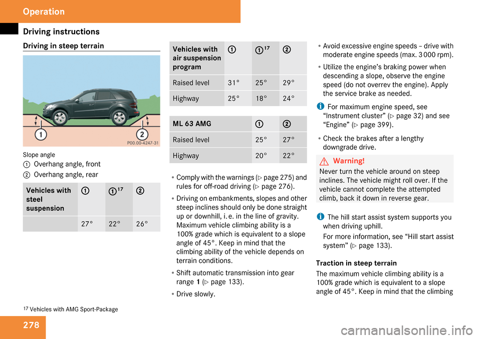 MERCEDES-BENZ ML63AMG 2009 W164 Owners Manual 