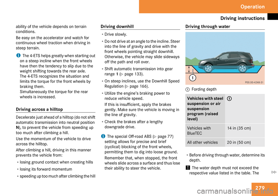 MERCEDES-BENZ ML63AMG 2009 W164 Owners Manual 