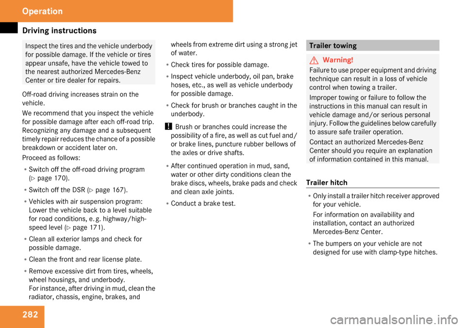 MERCEDES-BENZ ML63AMG 2009 W164 Owners Manual 