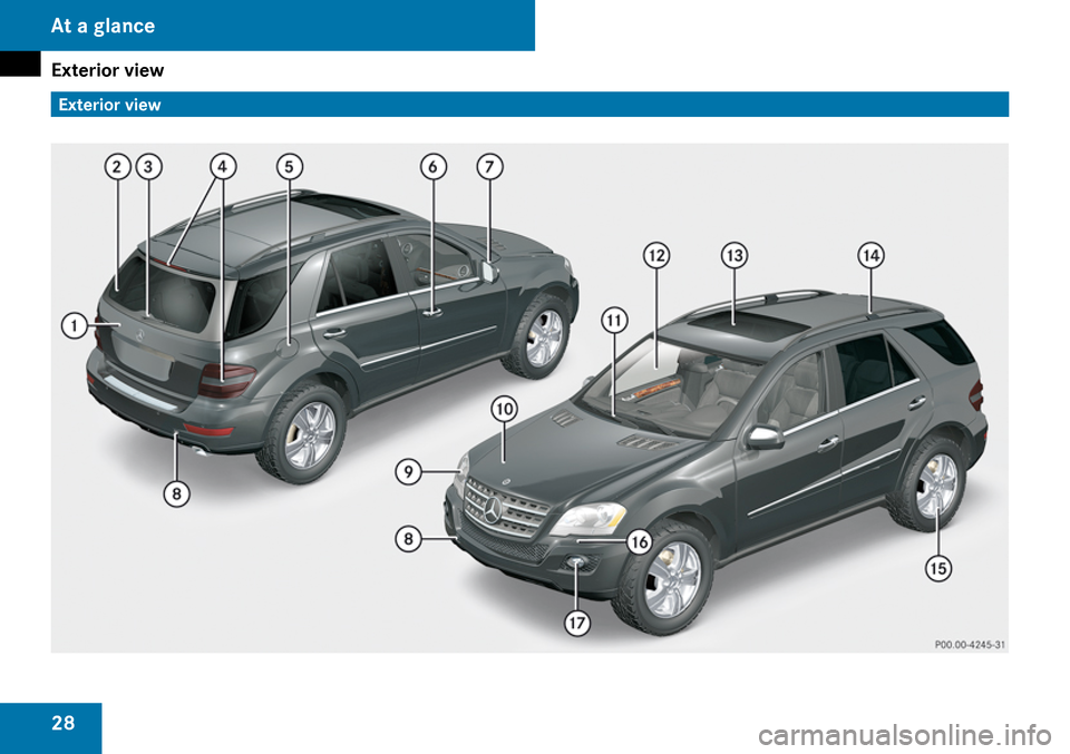 MERCEDES-BENZ ML320 2009 W164 Owners Manual 