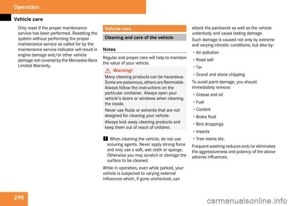 MERCEDES-BENZ ML63AMG 2009 W164 Owners Manual 