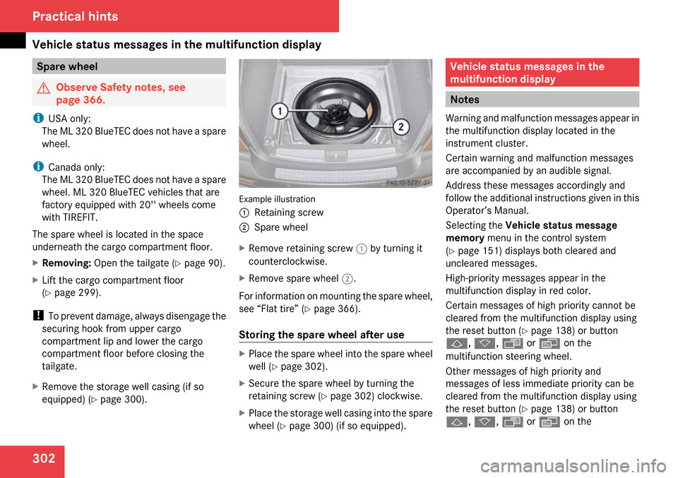 MERCEDES-BENZ ML63AMG 2009 W164 Owners Manual 
