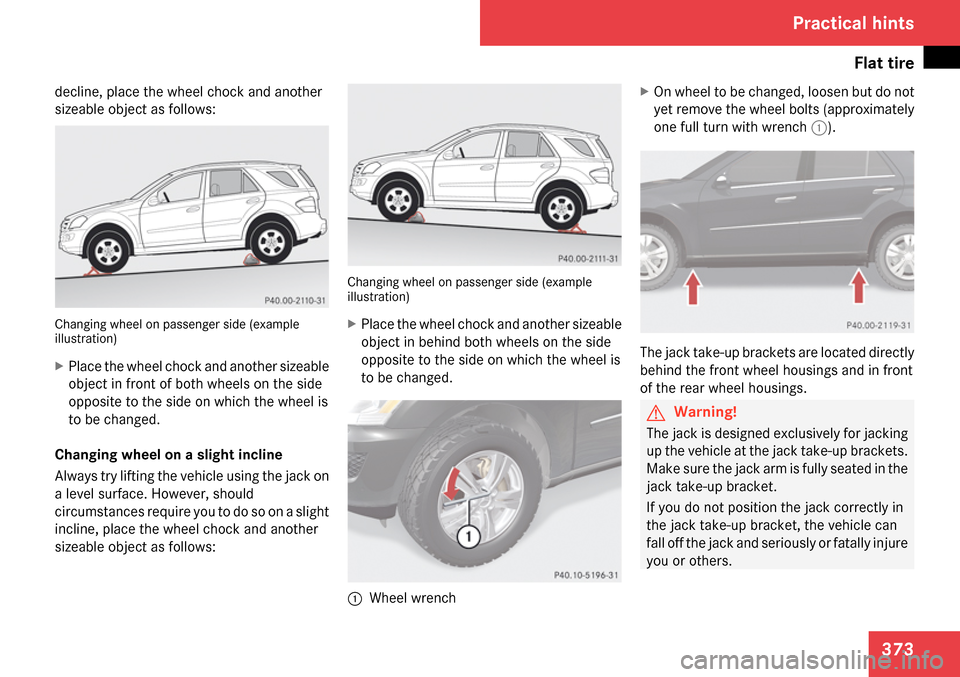 MERCEDES-BENZ ML63AMG 2009 W164 Owners Manual 