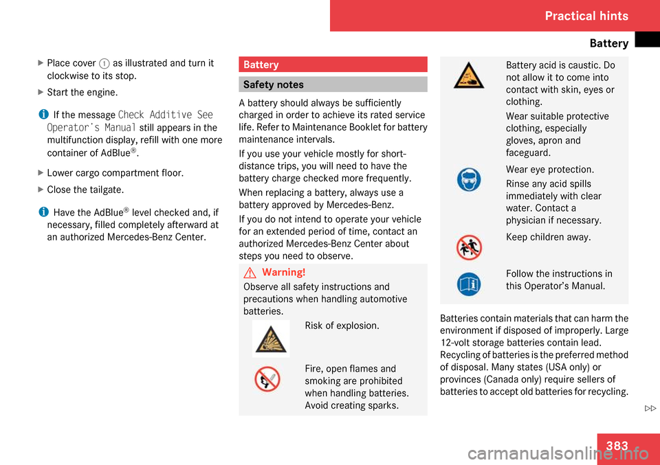 MERCEDES-BENZ ML63AMG 2009 W164 Owners Manual 