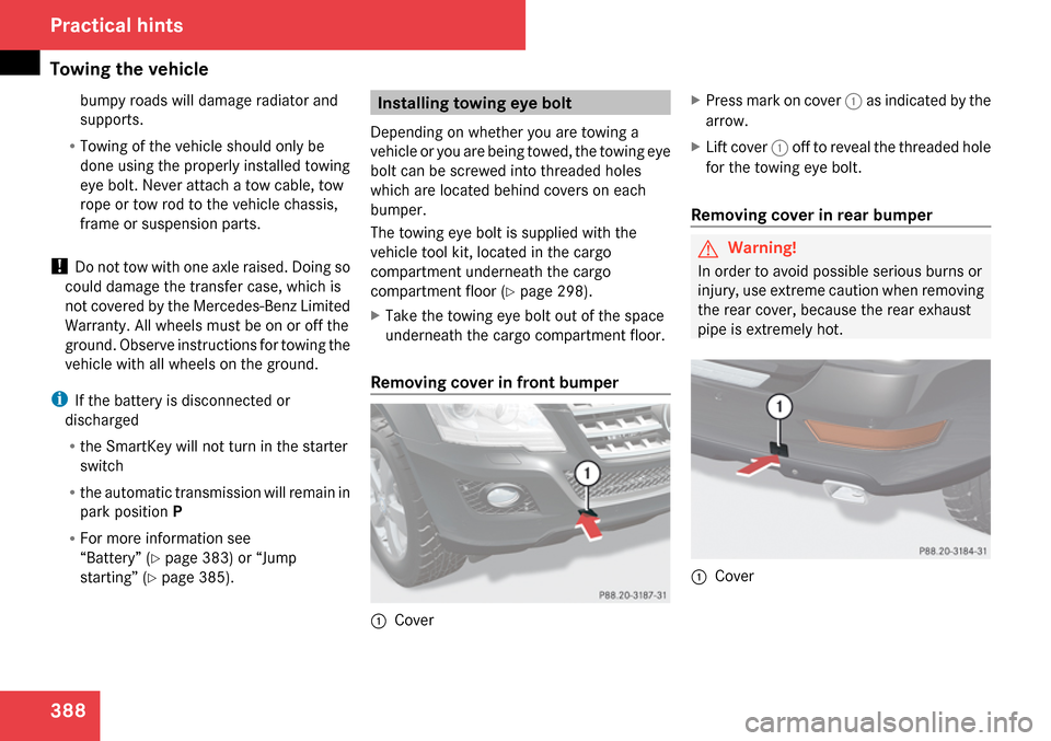 MERCEDES-BENZ ML63AMG 2009 W164 Owners Manual 