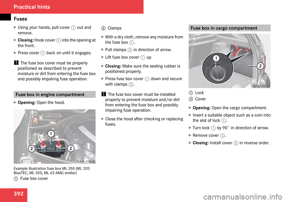 MERCEDES-BENZ ML63AMG 2009 W164 Owners Manual 