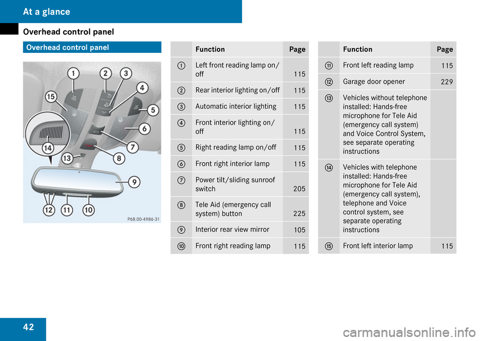 MERCEDES-BENZ ML320 2009 W164 Owners Manual 