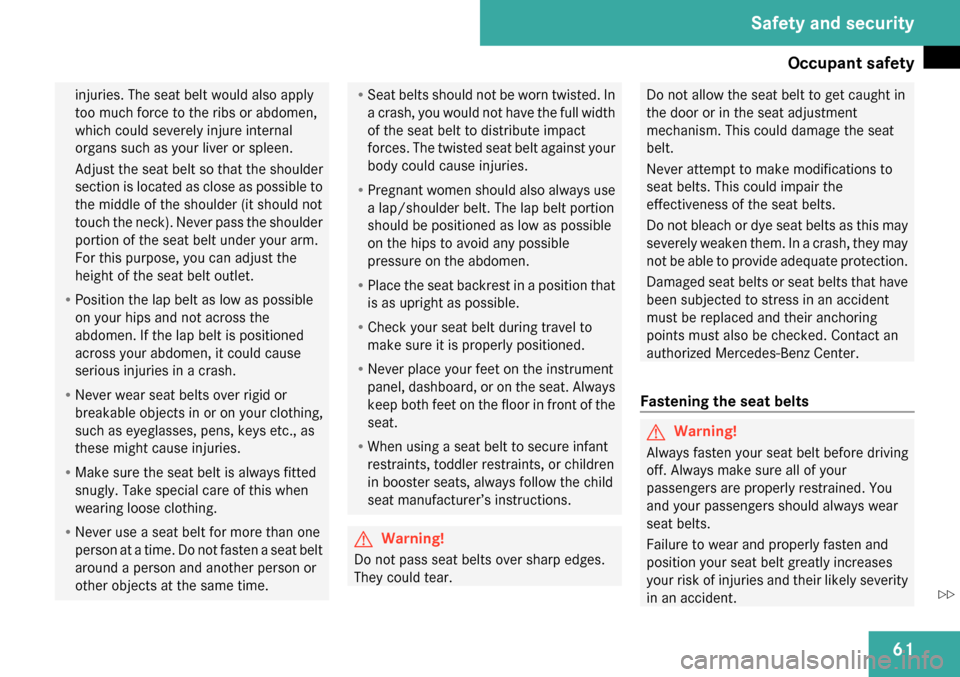 MERCEDES-BENZ ML63AMG 2009 W164 Owners Manual 
