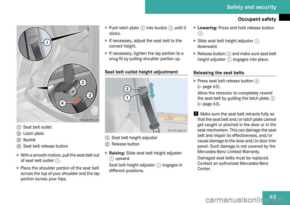 MERCEDES-BENZ ML63AMG 2009 W164 Owners Manual 