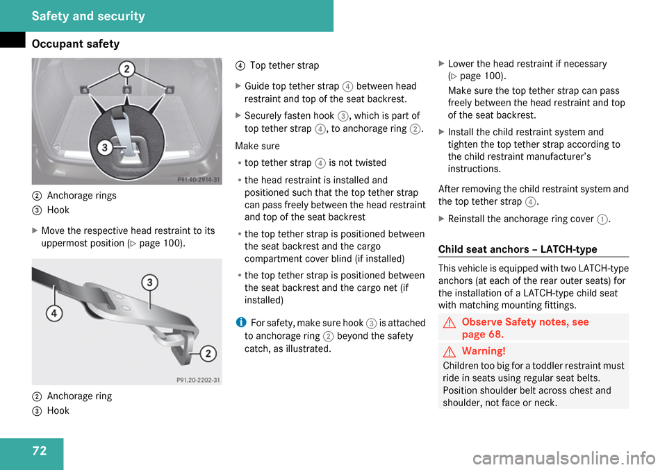 MERCEDES-BENZ ML320 2009 W164 Owners Manual 