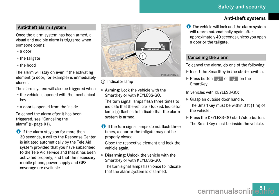 MERCEDES-BENZ ML63AMG 2009 W164 Owners Manual 