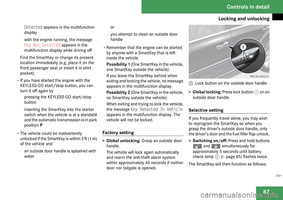 MERCEDES-BENZ ML320 2009 W164 Owners Manual 