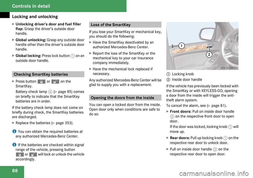 MERCEDES-BENZ ML320 2009 W164 Owners Manual 