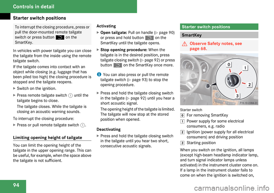 MERCEDES-BENZ ML320 2009 W164 Owners Manual 