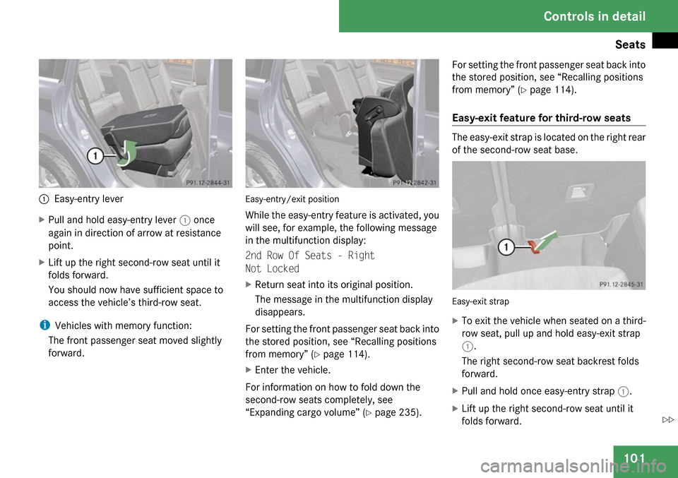 MERCEDES-BENZ GL320 2009 X164 Owners Manual 