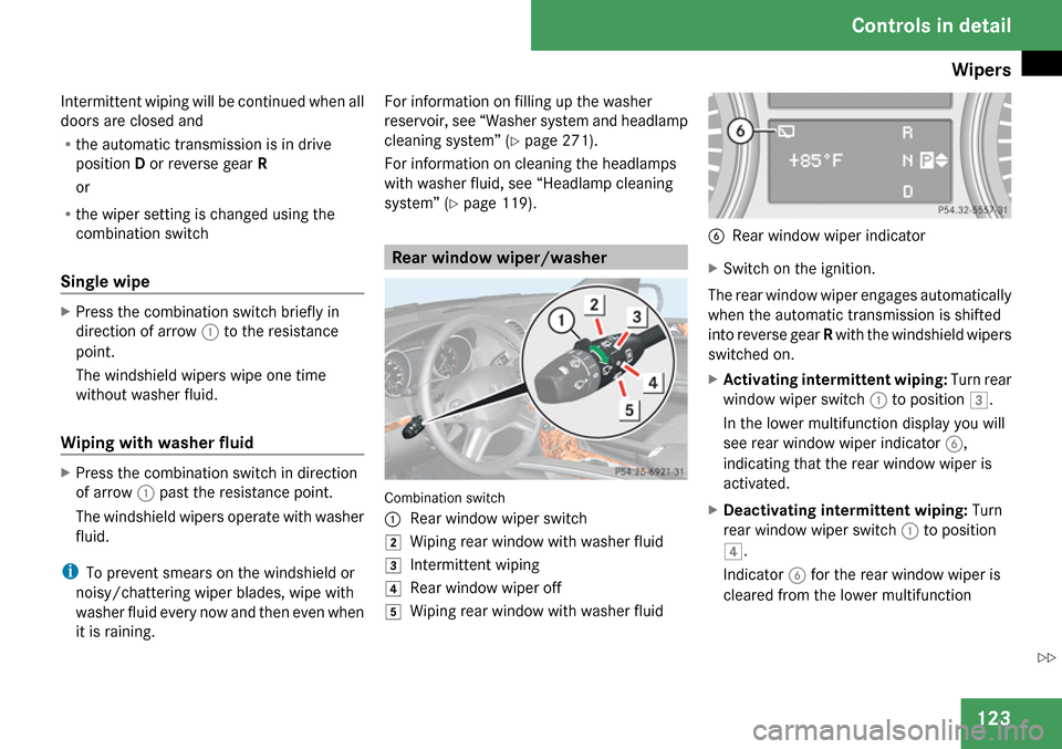 MERCEDES-BENZ GL320 2009 X164 Owners Manual 