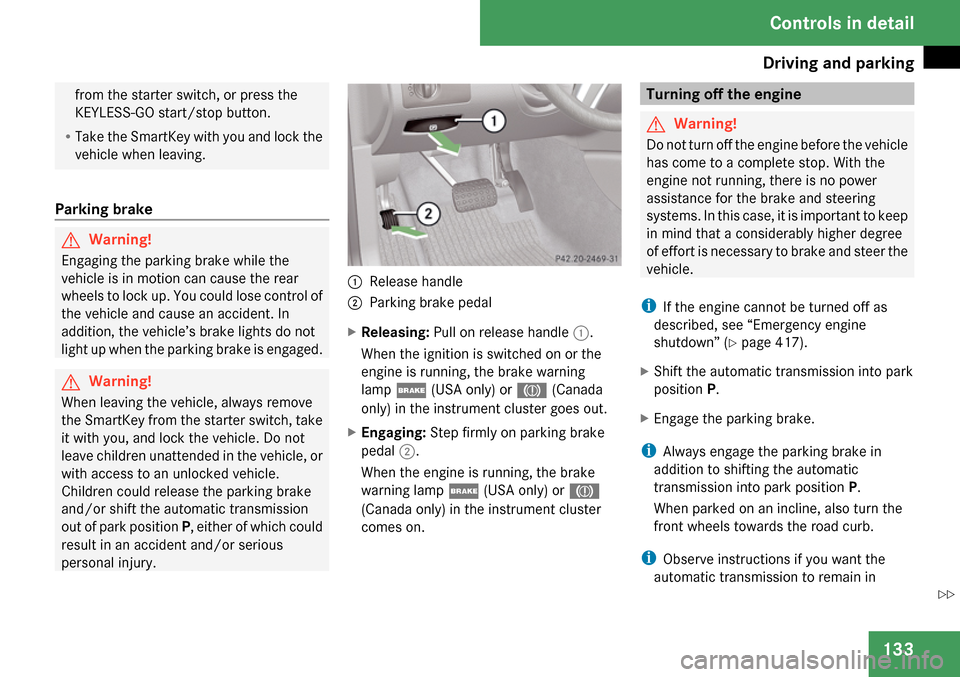 MERCEDES-BENZ GL320 2009 X164 Owners Manual 