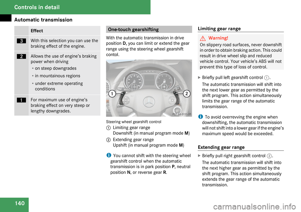 MERCEDES-BENZ GL320 2009 X164 Owners Manual 